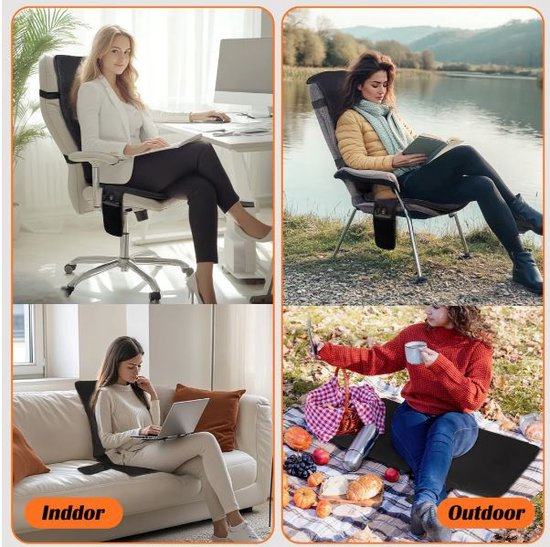 Thermrup Camping Heat Seat L opgevouwen meegenomen